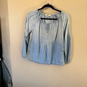 Vintage America‎ Blues Blouse   Size Small
